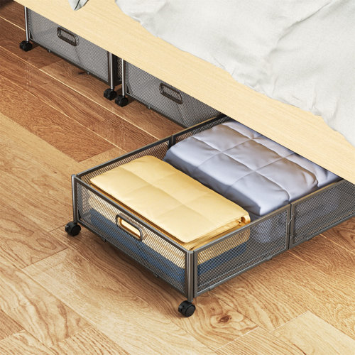 17 Stories Metal Underbed Storage Wayfair